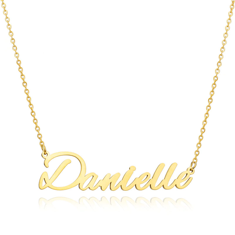 CUSTOM NAME NECKLACE - SOLID 14K | 18K GOLD