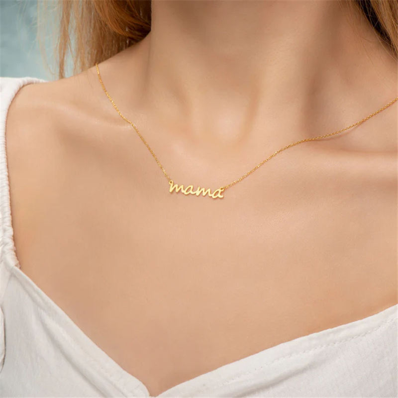 CUSTOM NAME NECKLACE - SOLID 14K | 18K GOLD