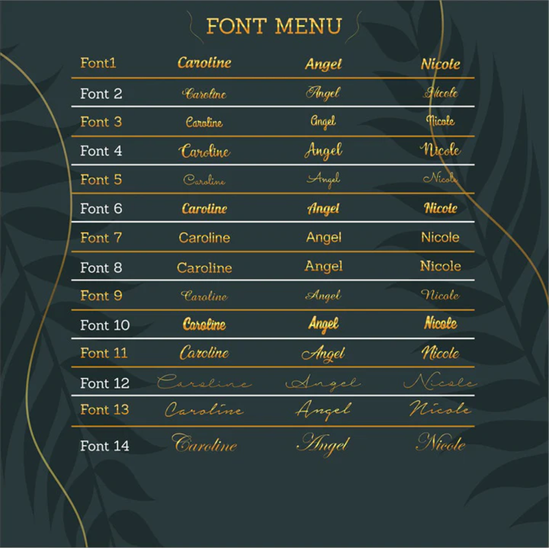 CUSTOM DEUX NAME NECKLACE - SOLID 14K | 18K GOLD