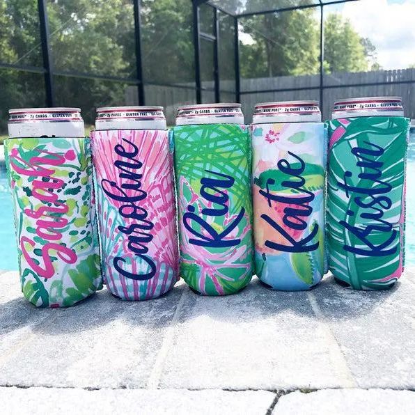 Personalized 16 oz Can Cooler Sleeves Neoprene Blank Beer Coolers 500ml Tall Energy Drink Coolies