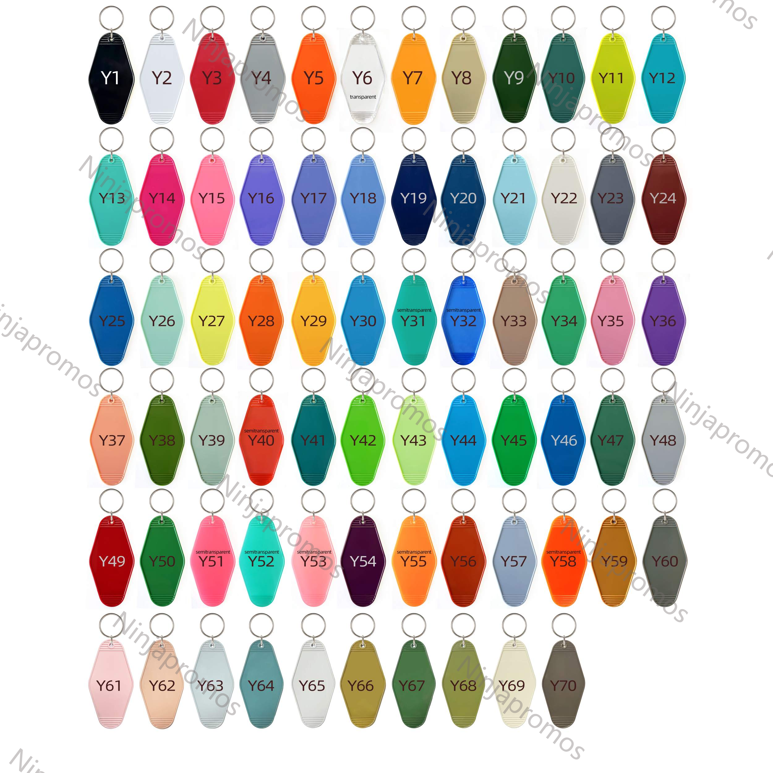 Bulk Custom Key Tags Fast Ship