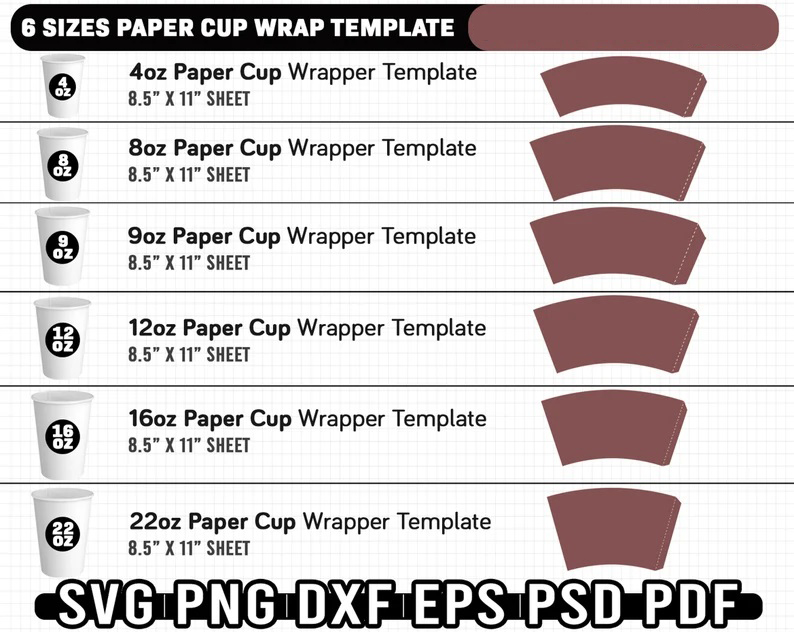 Custom Corrugated Paper Cup Sleeve Recycled Coffee Hot Cup Sleeves