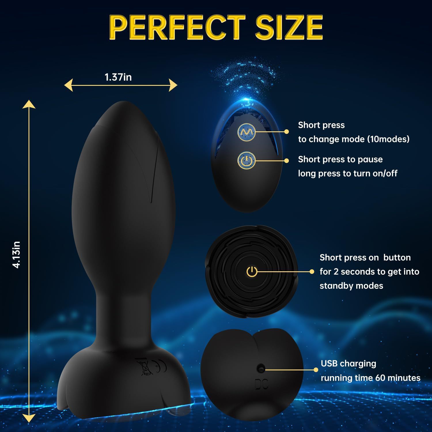 Male Prostate Massagger - Prostate Massager Men Toy Male Toys Electric USB Charging Y25
