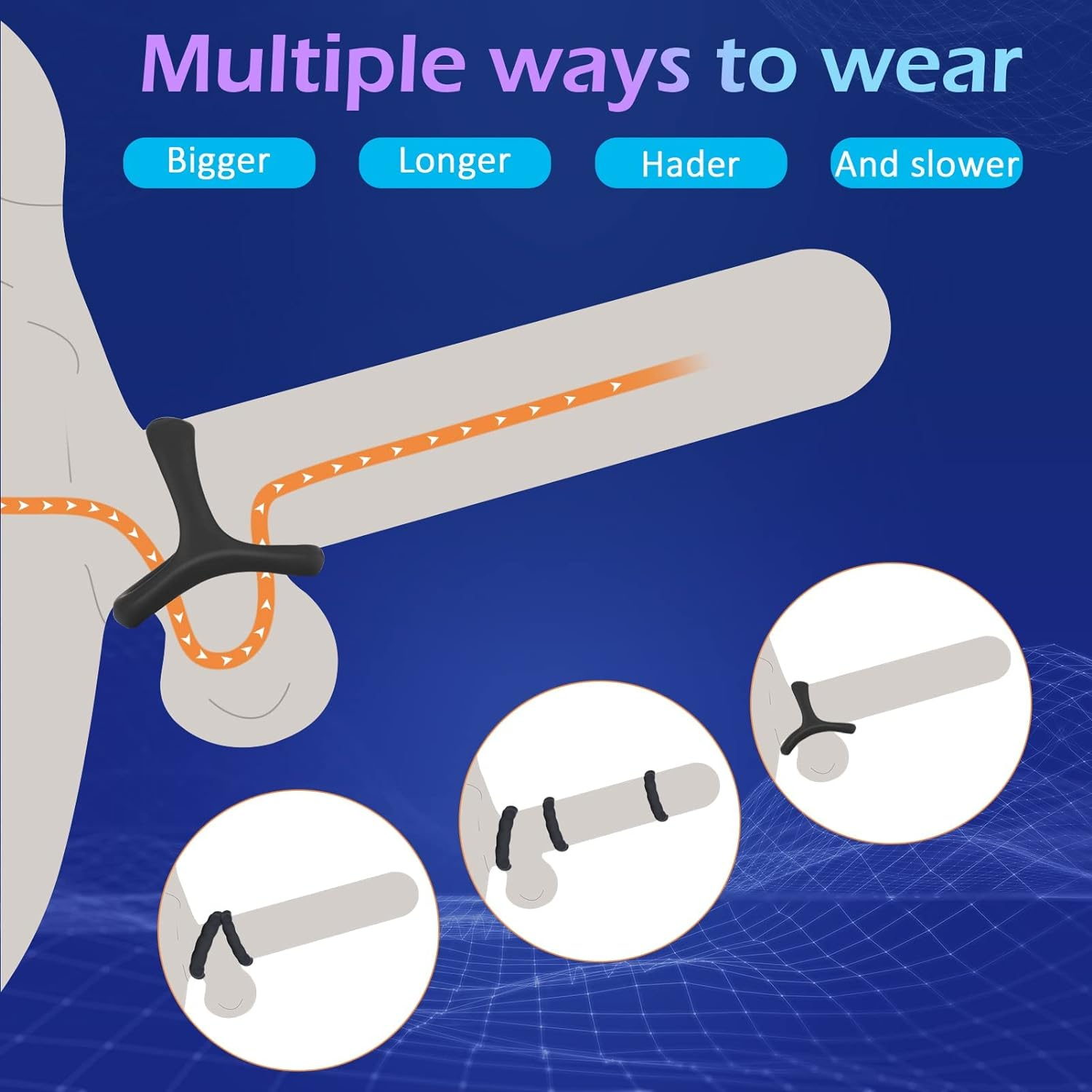 Cock Rings For Men For Adjustable, Cock Rings For Men For Womens Silicone Penis Ring Ring Cock Rings Y326