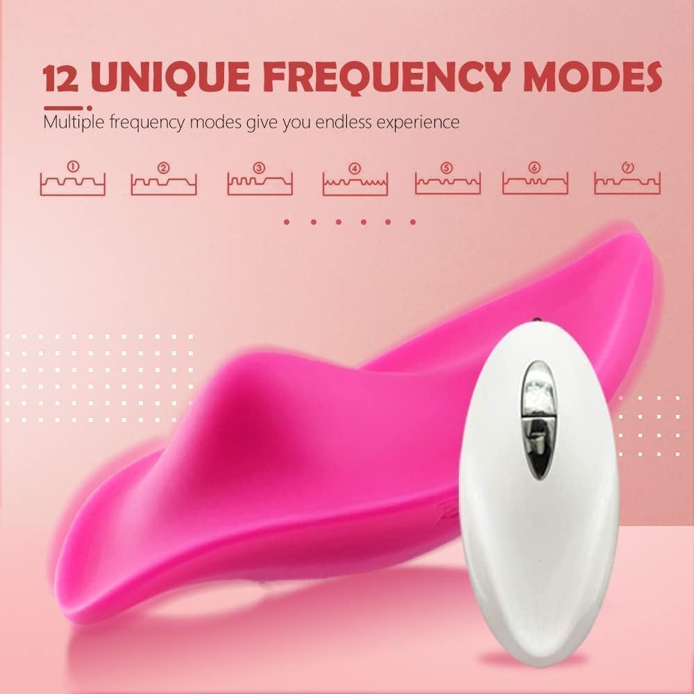 Vibrating Panties Wearable Vibrator, Remote Control Clitoral Vibrator Rechargeable Waterproof Clit Stimulator Y291