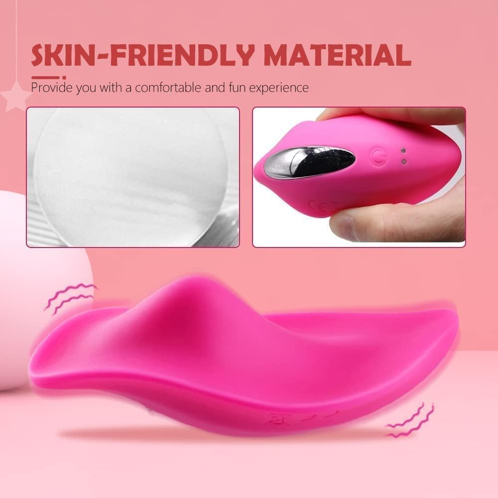 Vibrating Panties Wearable Vibrator, Remote Control Clitoral Vibrator Rechargeable Waterproof Clit Stimulator Y291