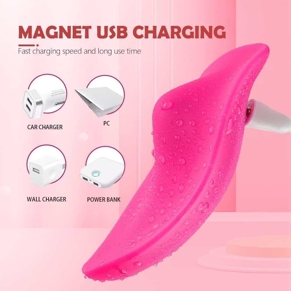 Vibrating Panties Wearable Vibrator, Remote Control Clitoral Vibrator Rechargeable Waterproof Clit Stimulator Y291
