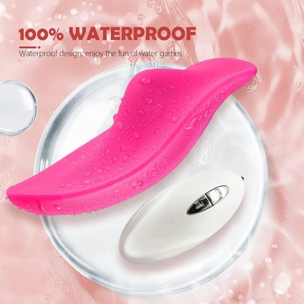 Vibrating Panties Wearable Vibrator, Remote Control Clitoral Vibrator Rechargeable Waterproof Clit Stimulator Y291