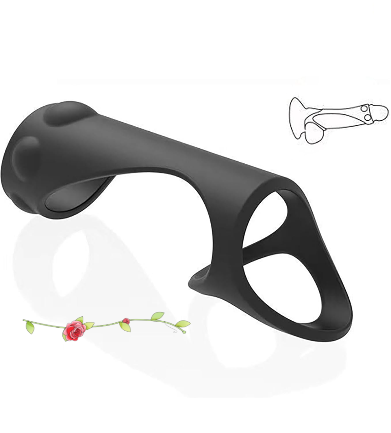 Cock Rings Vibrator Machine Prostate Toy Penis SleeVe Penis Pumps Vibrator Machine EnLargement Cock Rings Vibrator Y296