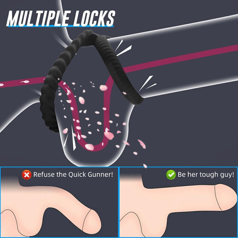 Mens Cock Rings for Dicks for Sex Rubber Silicone Cock Ring Penis Rings for Men,Cock Ring for Sex Men Y328