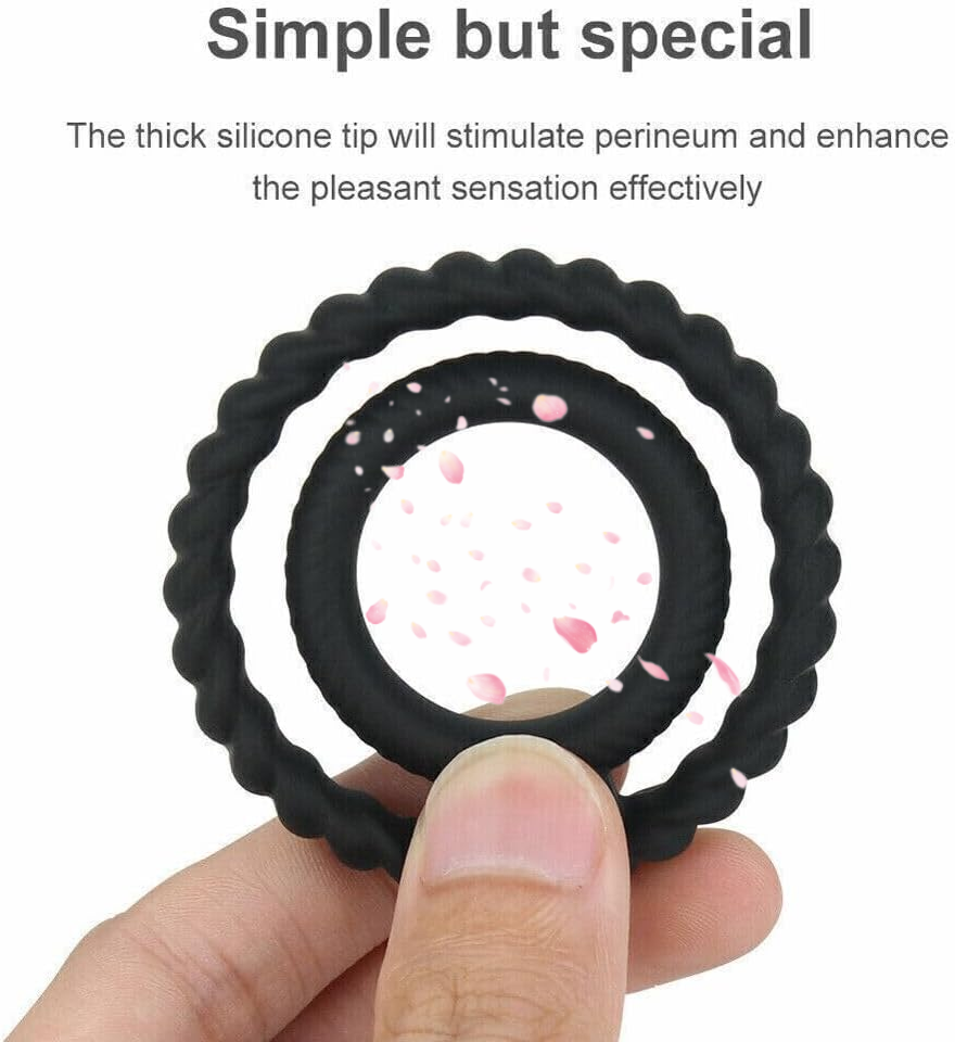 Mens Cock Rings for Dicks for Sex Rubber Silicone Cock Ring Penis Rings for Men,Cock Ring for Sex Men Y328