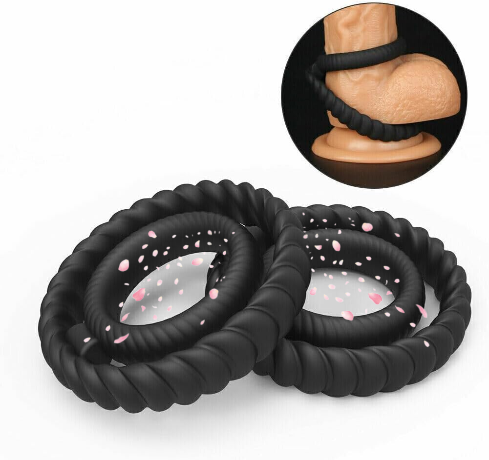 Mens Cock Rings for Dicks for Sex Rubber Silicone Cock Ring Penis Rings for Men,Cock Ring for Sex Men Y328