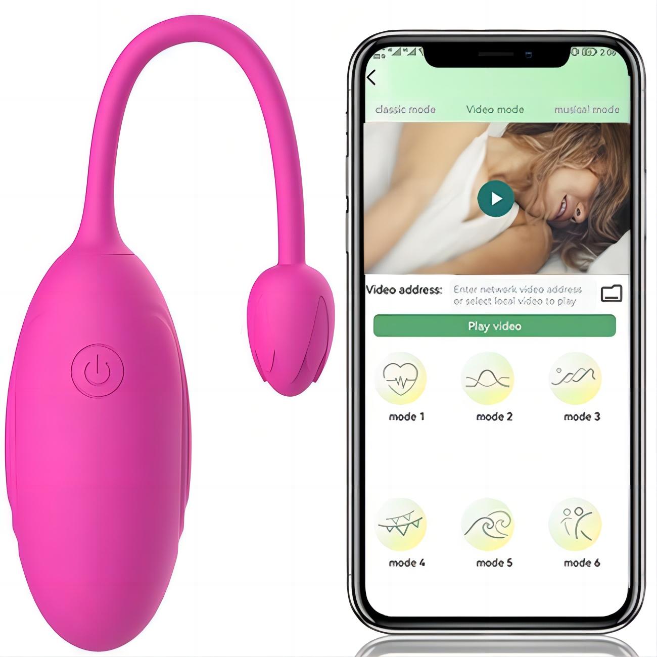Bullet Vibrator with Remote Control G-Spot Stimulation, Wireless Vibrating Egg, Vibrating Wearable Love Ball, Medical Silicone Clitoral Massager Female Sex Toy Y109