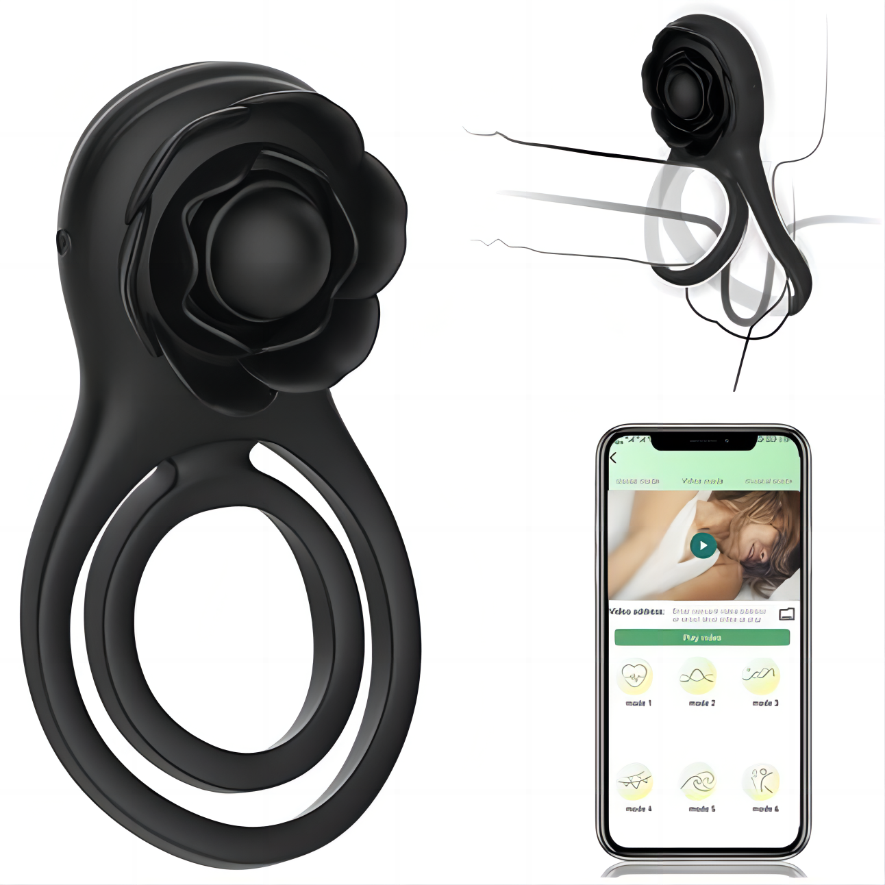 Pleasant Experience Cock Rings, Lasting Rooster ring Electro stimulate Function Waterproof Couples Entertainment Sex Toys, Sleeve Ring Gifts Y24