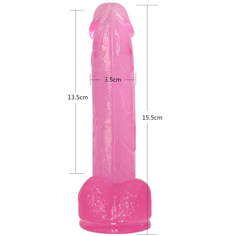 6 Inch Dildo With Suction Cup Realistic Women Massager Y321