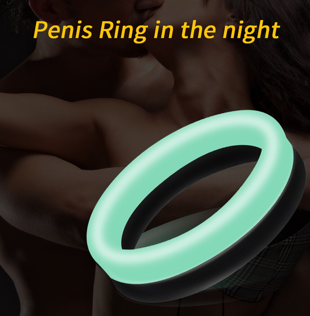 Silicone Double Penis Ring Mens Training Ring, Sexy Underwear Stimulator Cock Ring Y311