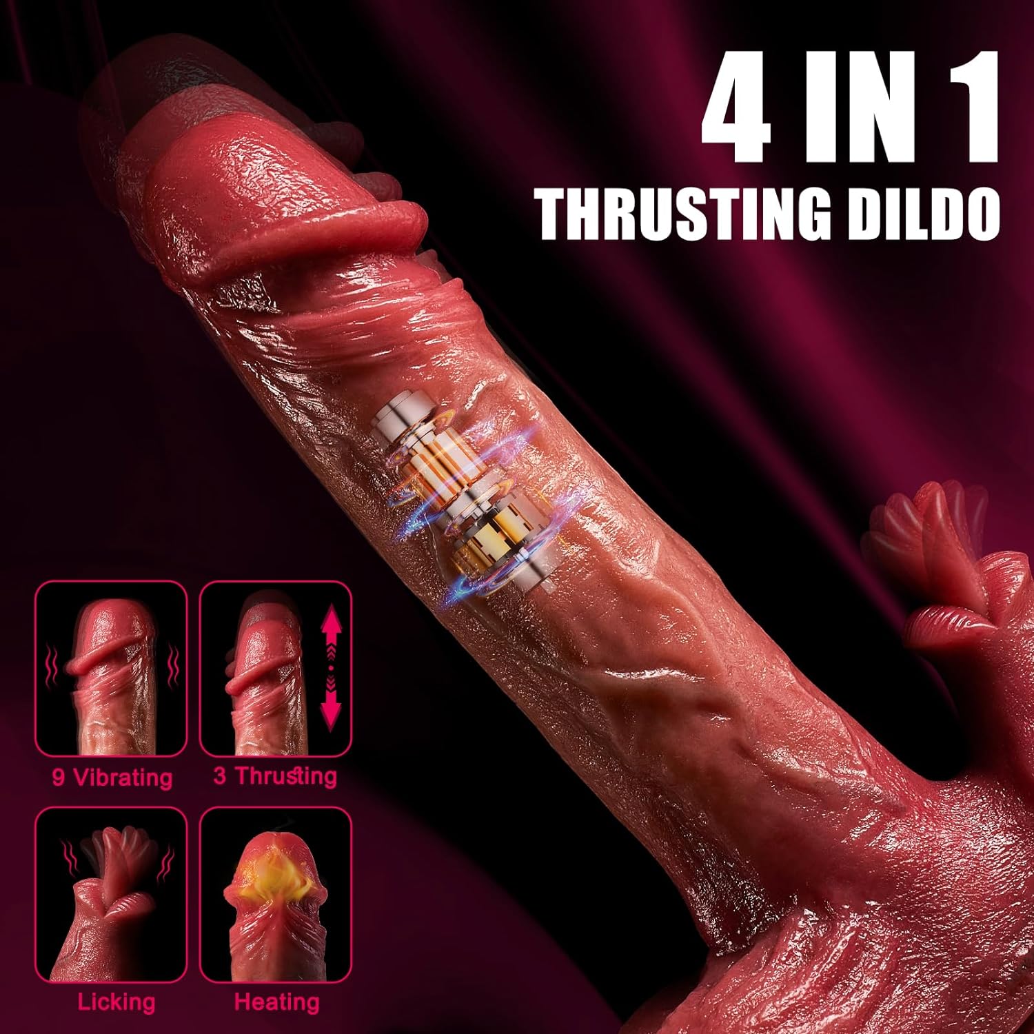 Tongue Dildo Vibrator Sex Toys for Women Vibration Machine Y231