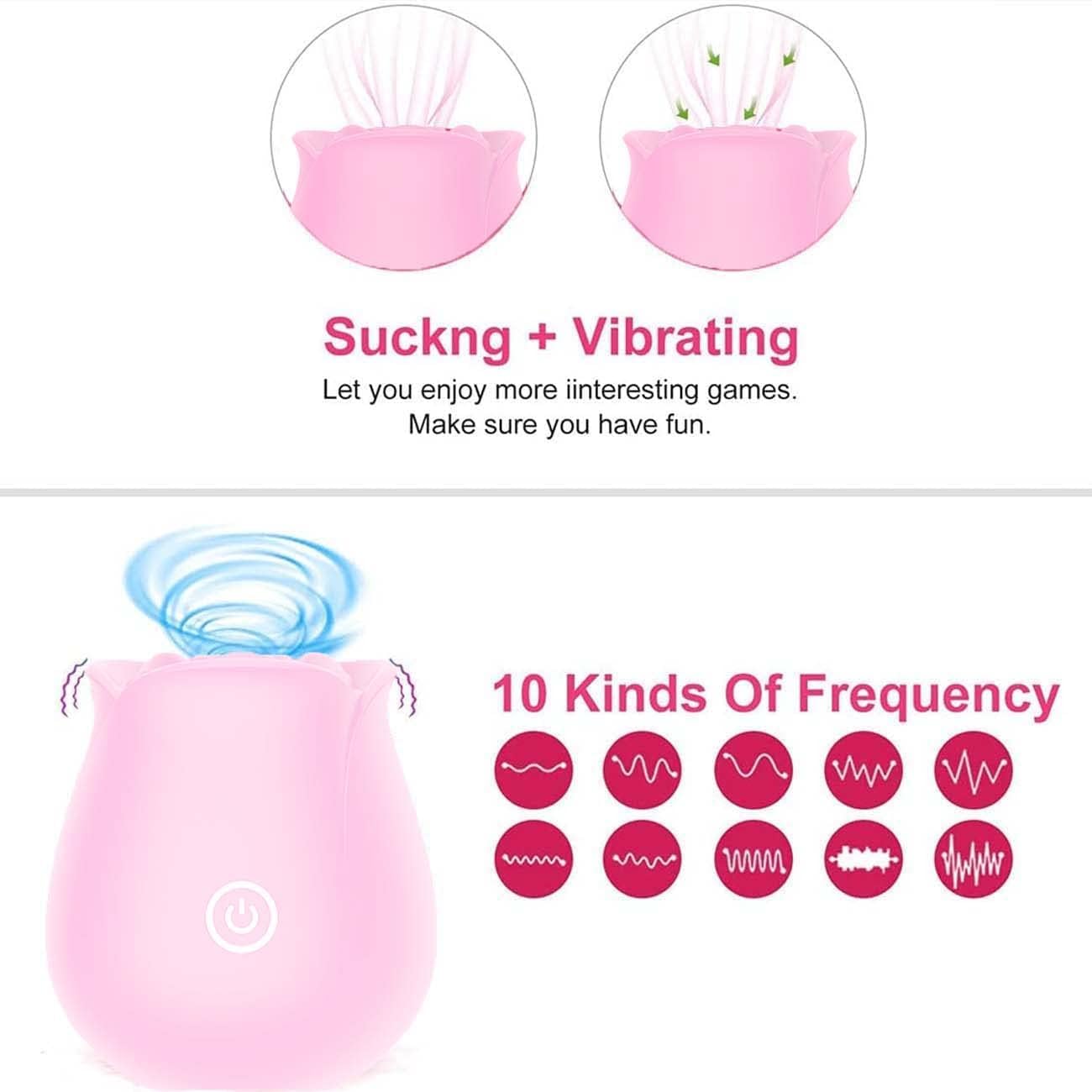  Rose Toy for Women Vibrator Y280