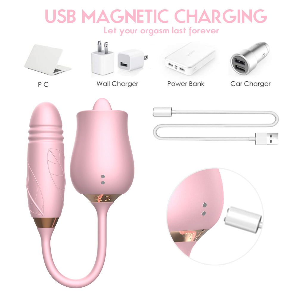 Vibrant Clitoral Stimulator With Vibration Sex Dildo Thrusting Vibration Y196