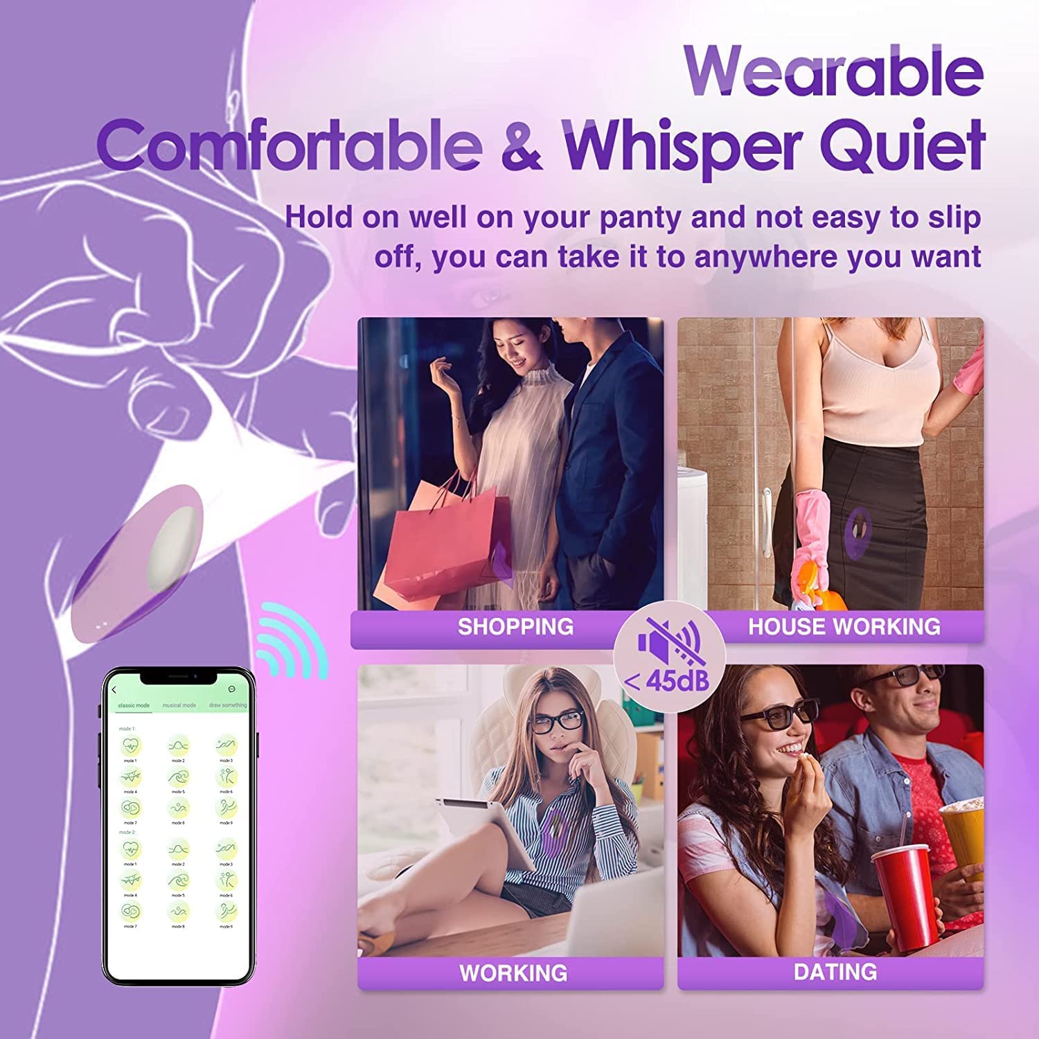 Smart Phone Long Distance App Bluetooth Remote Control Vibrator Female Vibrating Panties Toys Y139