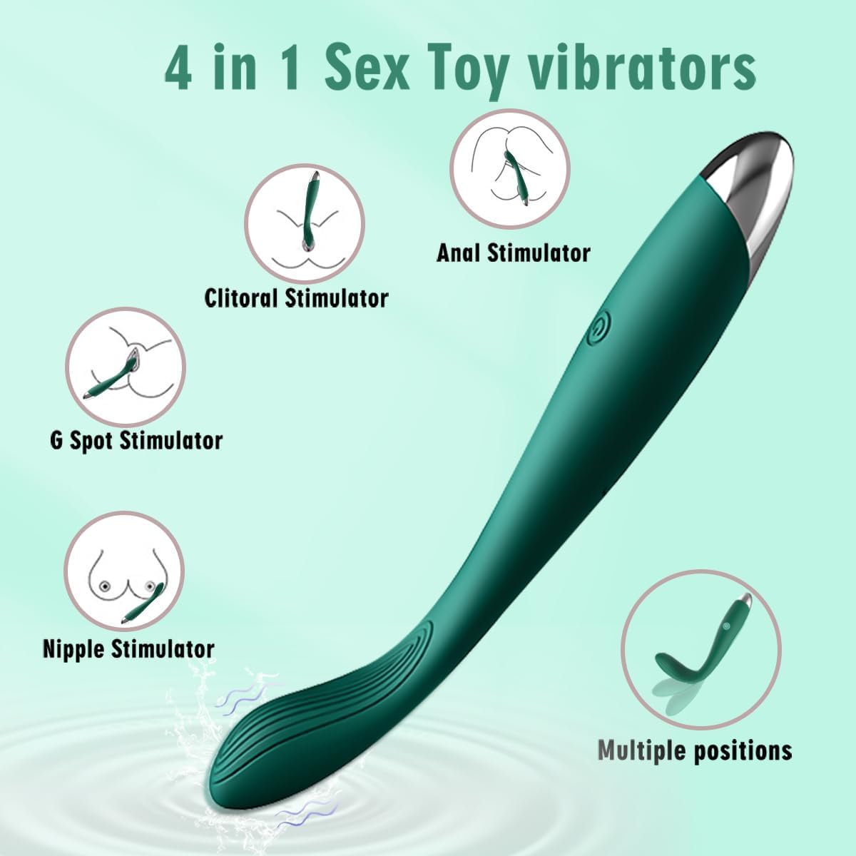 Female Vibrator With Sucker for Vibrating Dildo Y226