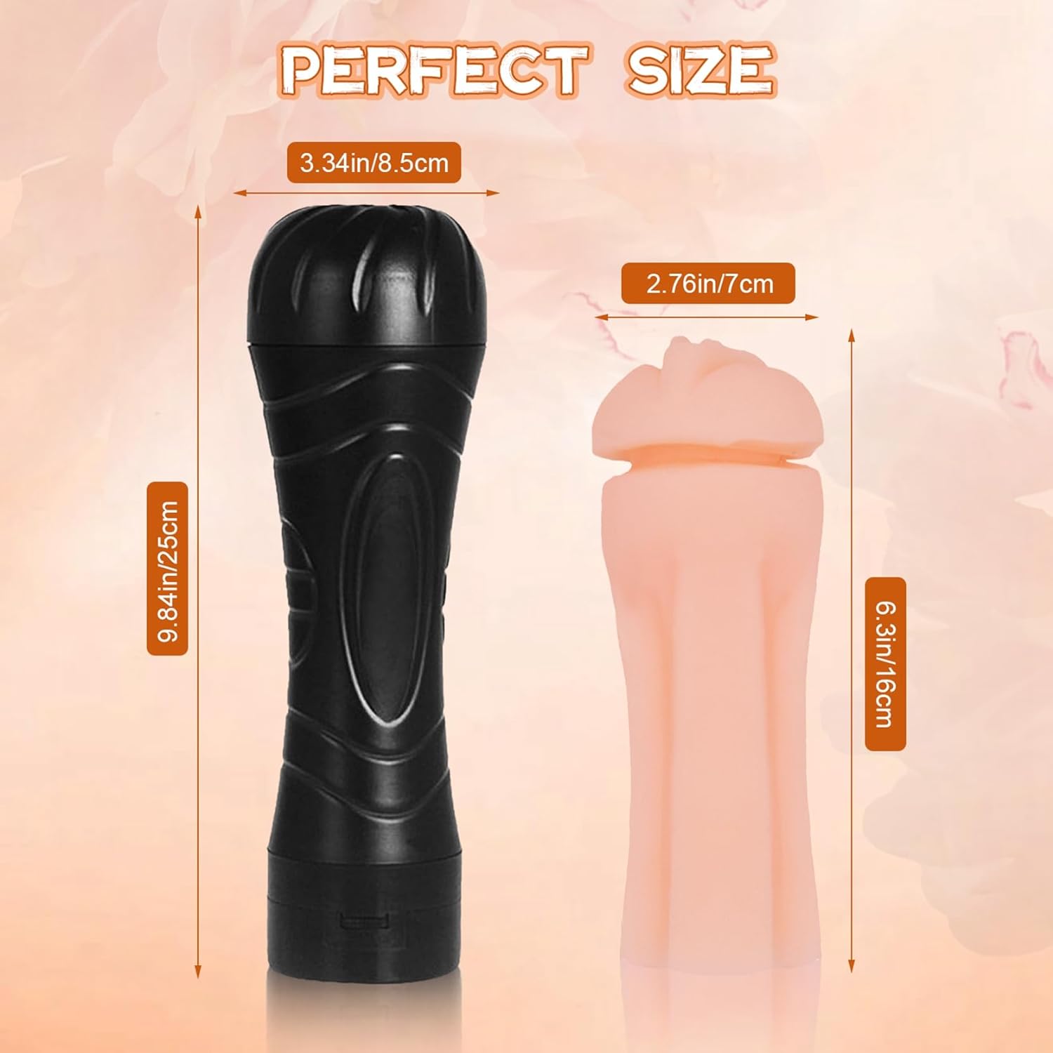 Male Masturbators Cup Vibrating Adult Sex Toys Realistic Textured Pocket Vagina Pussy Man Masturbation Stroker Y86