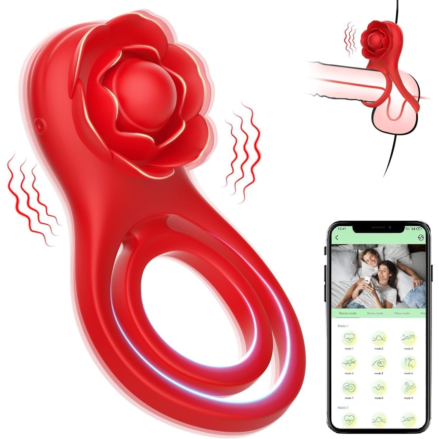 Pleasant Experience Cock Rings, Lasting Rooster ring Electro stimulate Function Waterproof Couples Entertainment Sex Toys, Sleeve Ring Gifts Y24