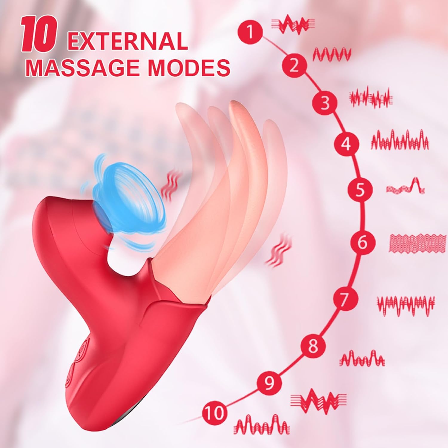 Clitoral Sucking  and Licking Vibrator Toys for Women Pleasure Y185