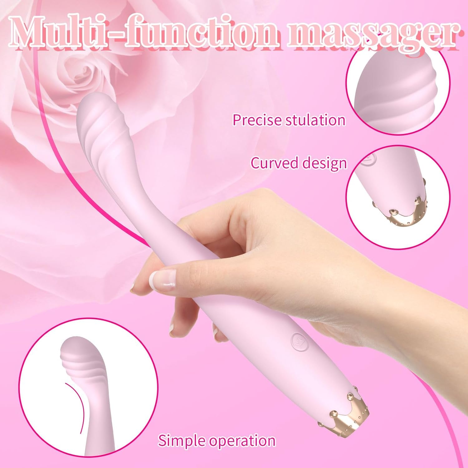Female Clit Stimulator Dildo Vibrator Masturbation Vibrator Y223