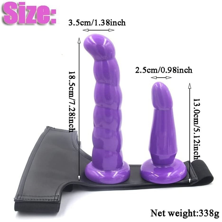 Realistic Silicone Dildo,Wearable Sex Harness for Couple Pegging, Women Lesbian Female Masturbation (Strap on) Y198