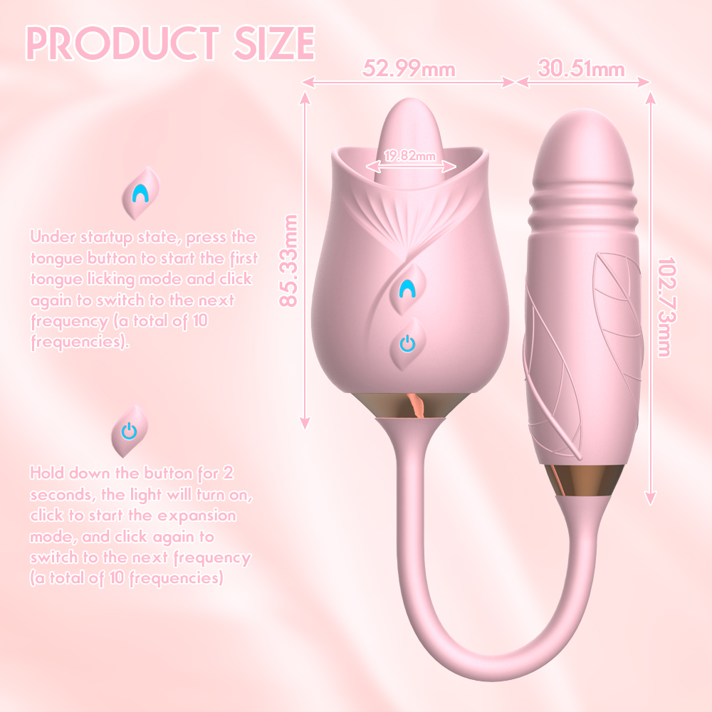 Vibrant Clitoral Stimulator With Vibration Sex Dildo Thrusting Vibration Y196