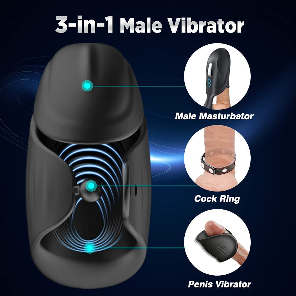Male Penis Masturbator, Sex Toys for Couples, Mini Vibrator, Waterproof Vibrating Massager for Adult Sex Toys Y90