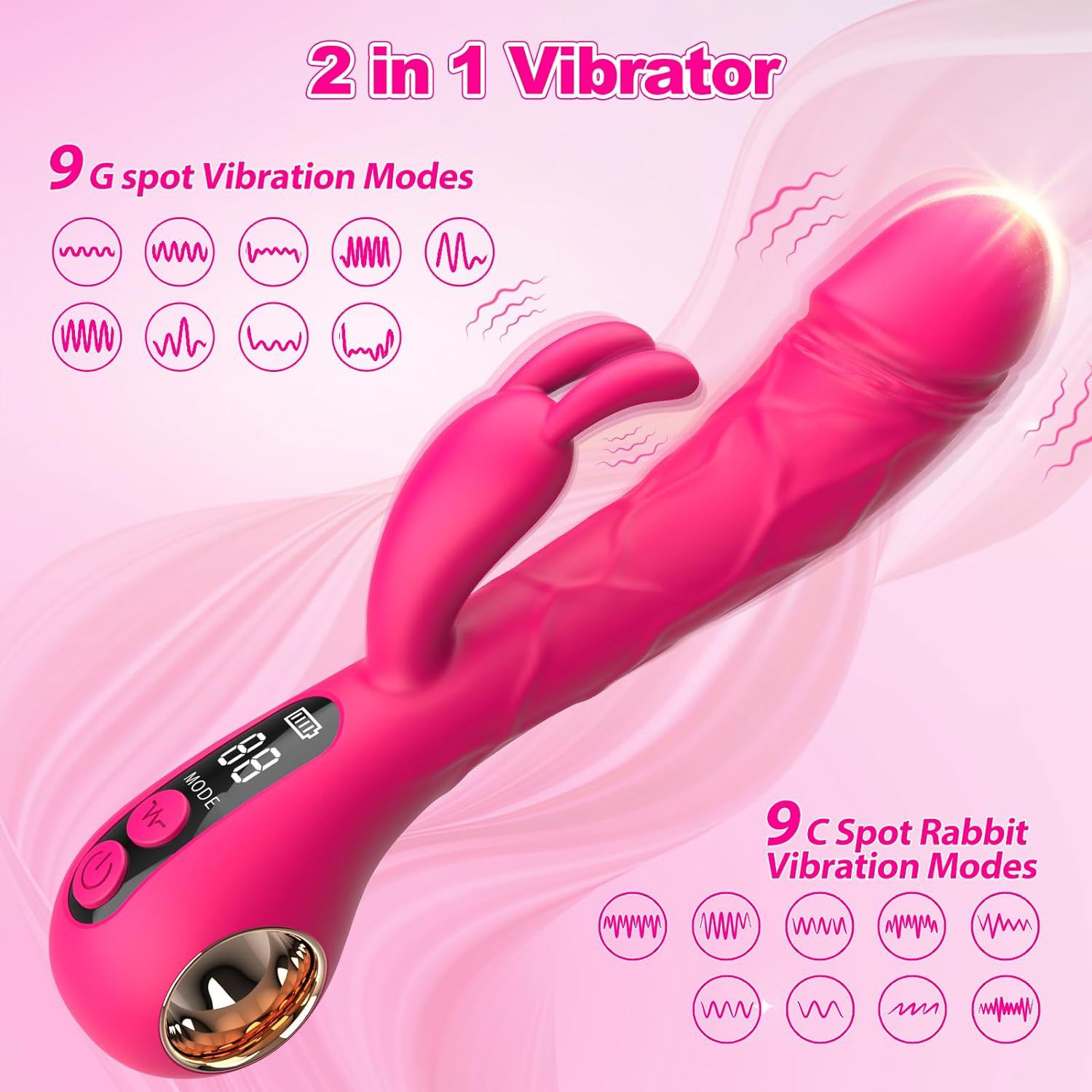 Realistic dildo thrust vibrator with multiple modes adjustable. Female vibrator female G-spot sex Toy Y159