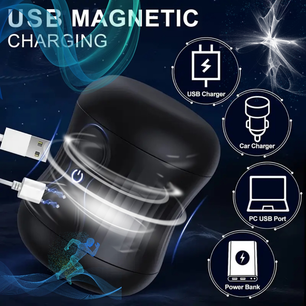 Hands Free Masturabator Male Toy Stroker For Men Thrusting Massage Cup Y143