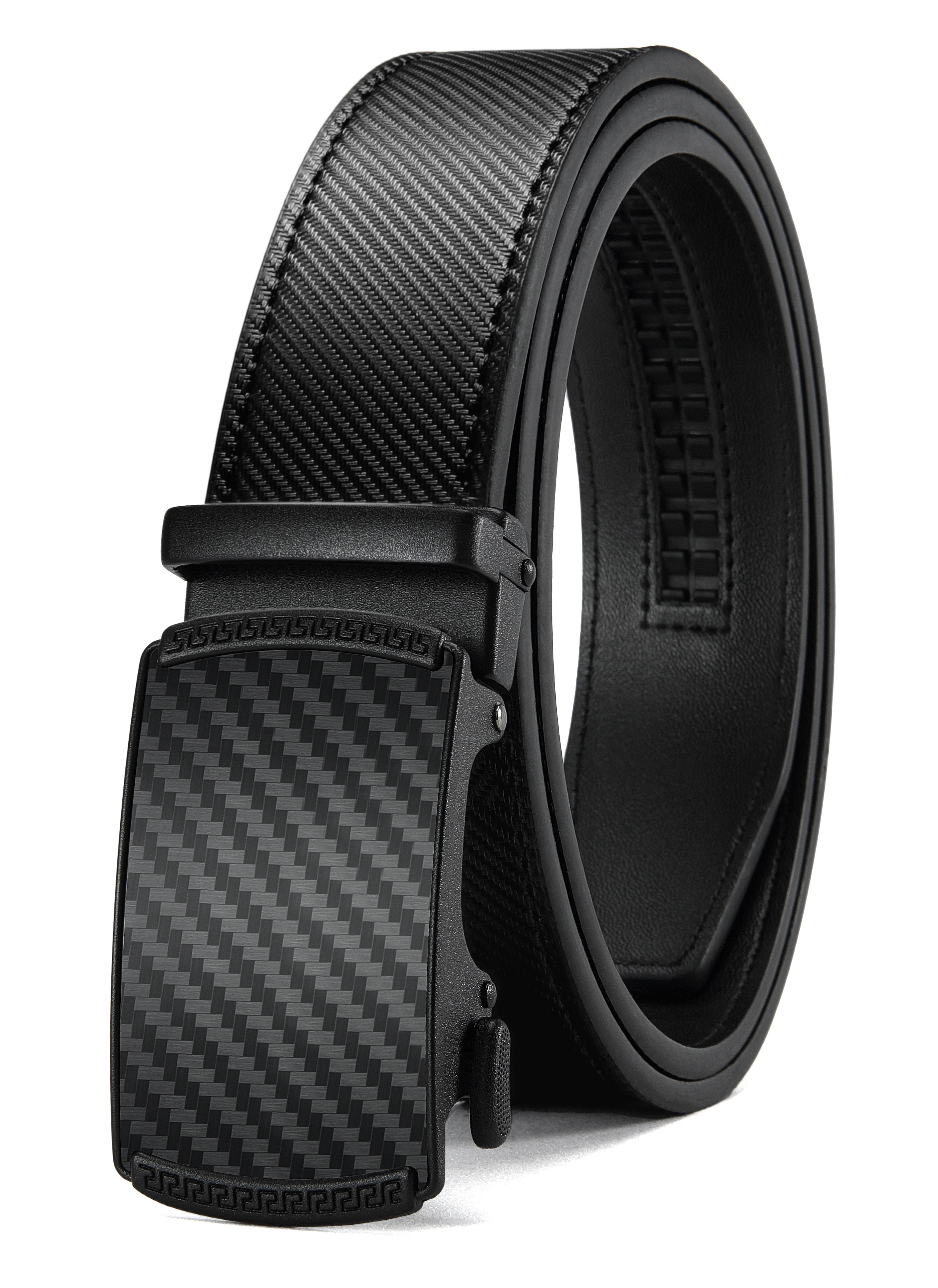 CHAOREN Mens Belt Leather Ratchet Belt - Customizable Fit, Effortless Style (35mm)