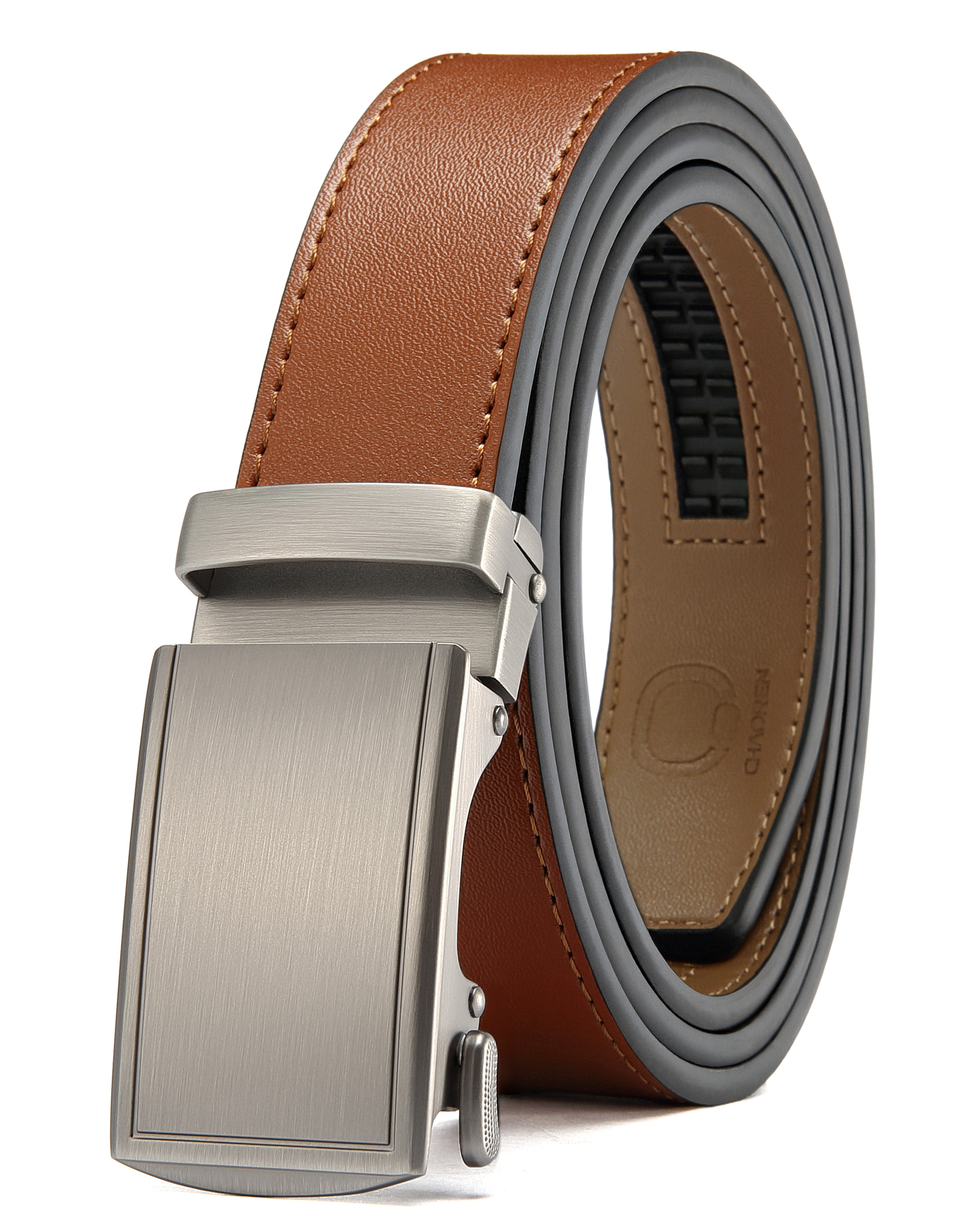CHAOREN Leather Ratchet Belt for Men - Mens Dress belt, Customizable Fit
