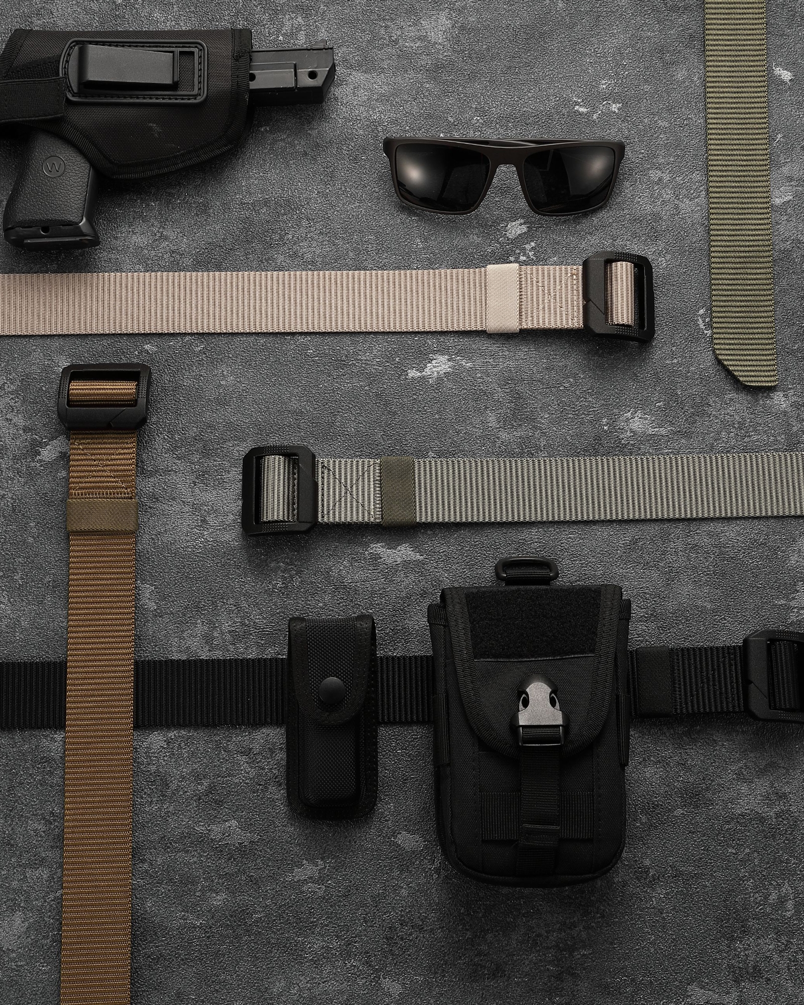 CHAOREN Tactical Belt Men – Nylon Gun Belt – Heavy Duty Military EDC for Jeans & CCW