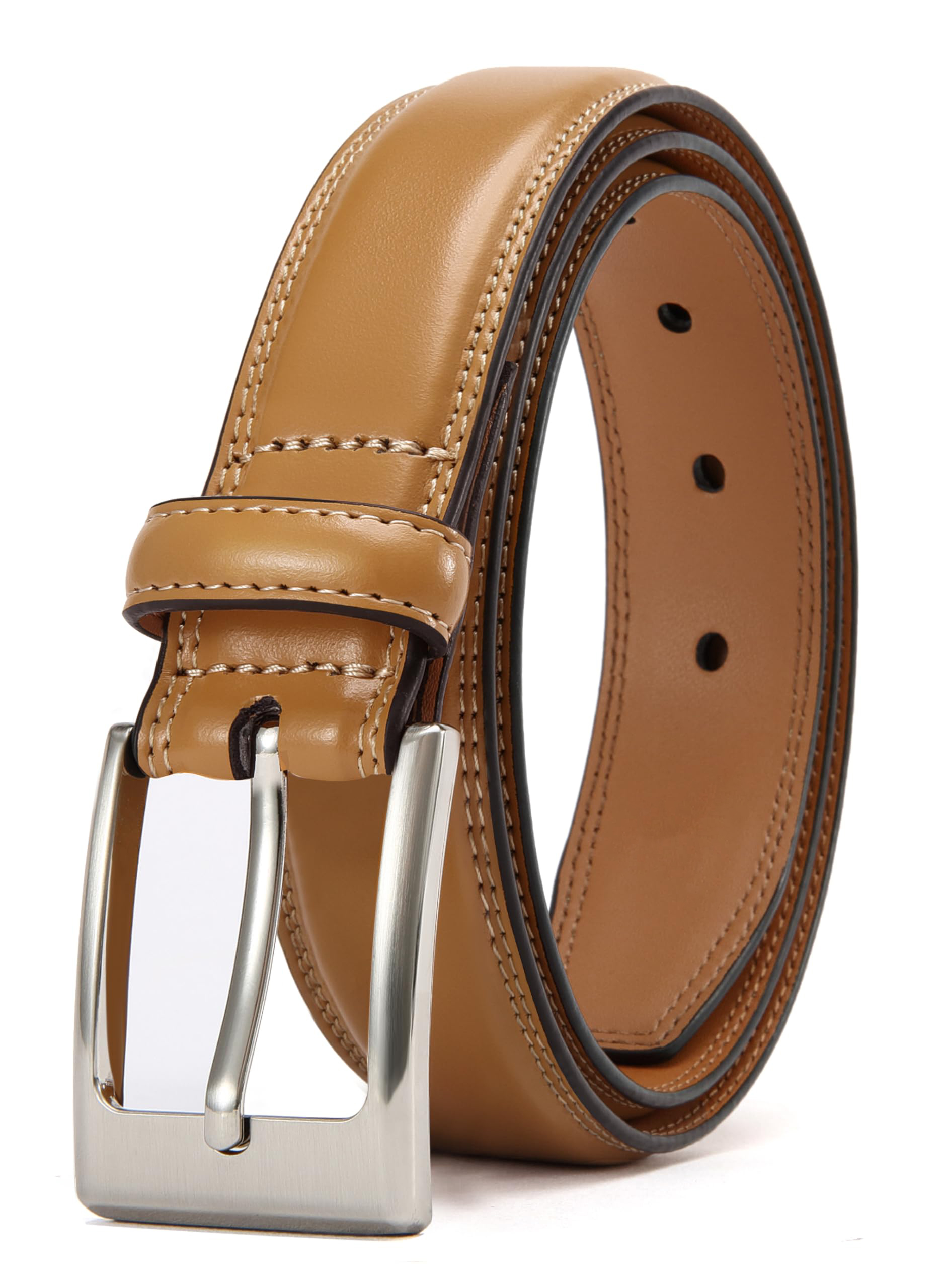 CHAOREN Mens Belts Leather 1 1/8" for Gift Men - Perfect Companion to Mens Dress Shoes