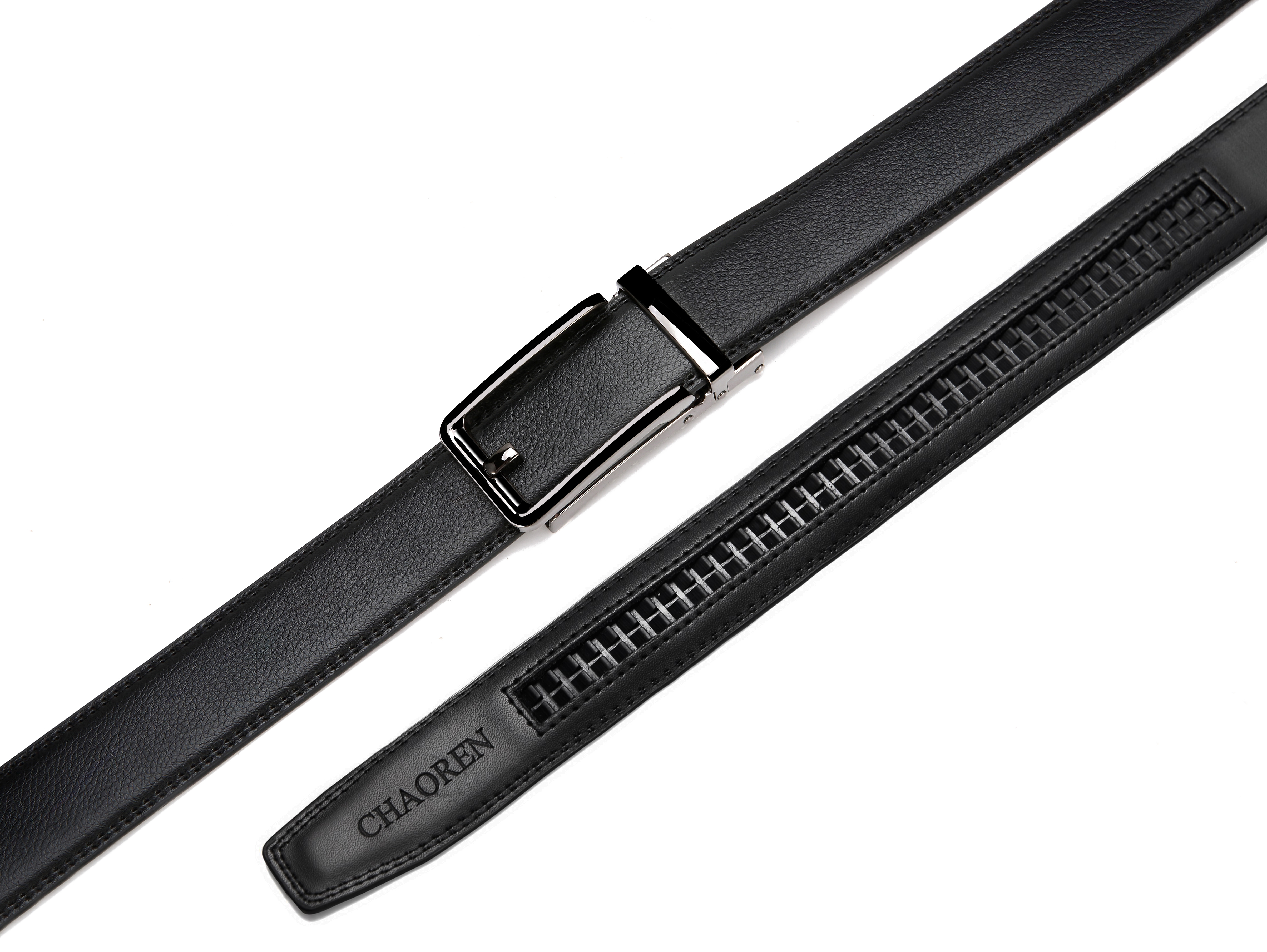 CHAOREN Click Belts for Men - Mens Ratchet Belt 1 3/8" for Dress Pants - Perfect Companion to Men's Oxfords