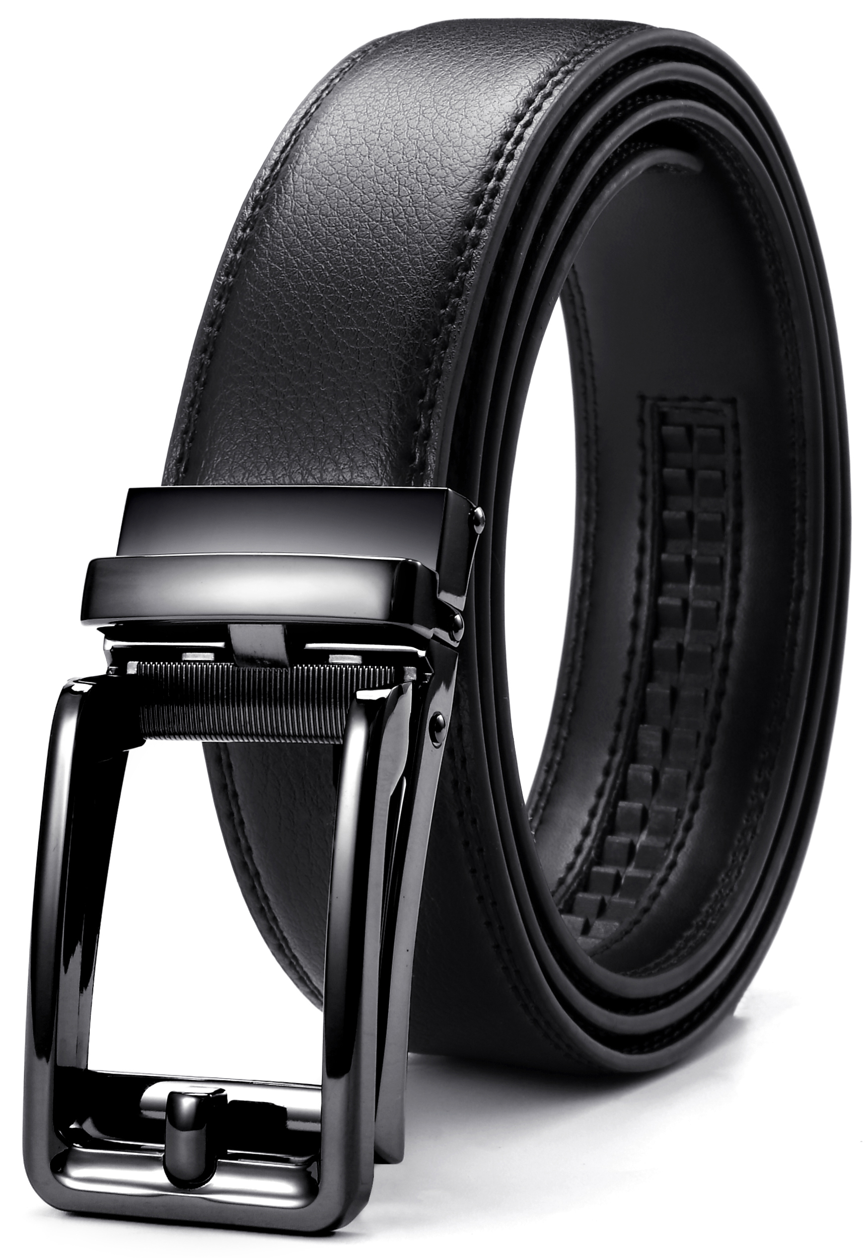 CHAOREN Click Belts for Men - Mens Ratchet Belt 1 3/8" for Dress Pants - Perfect Companion to Men's Oxfords