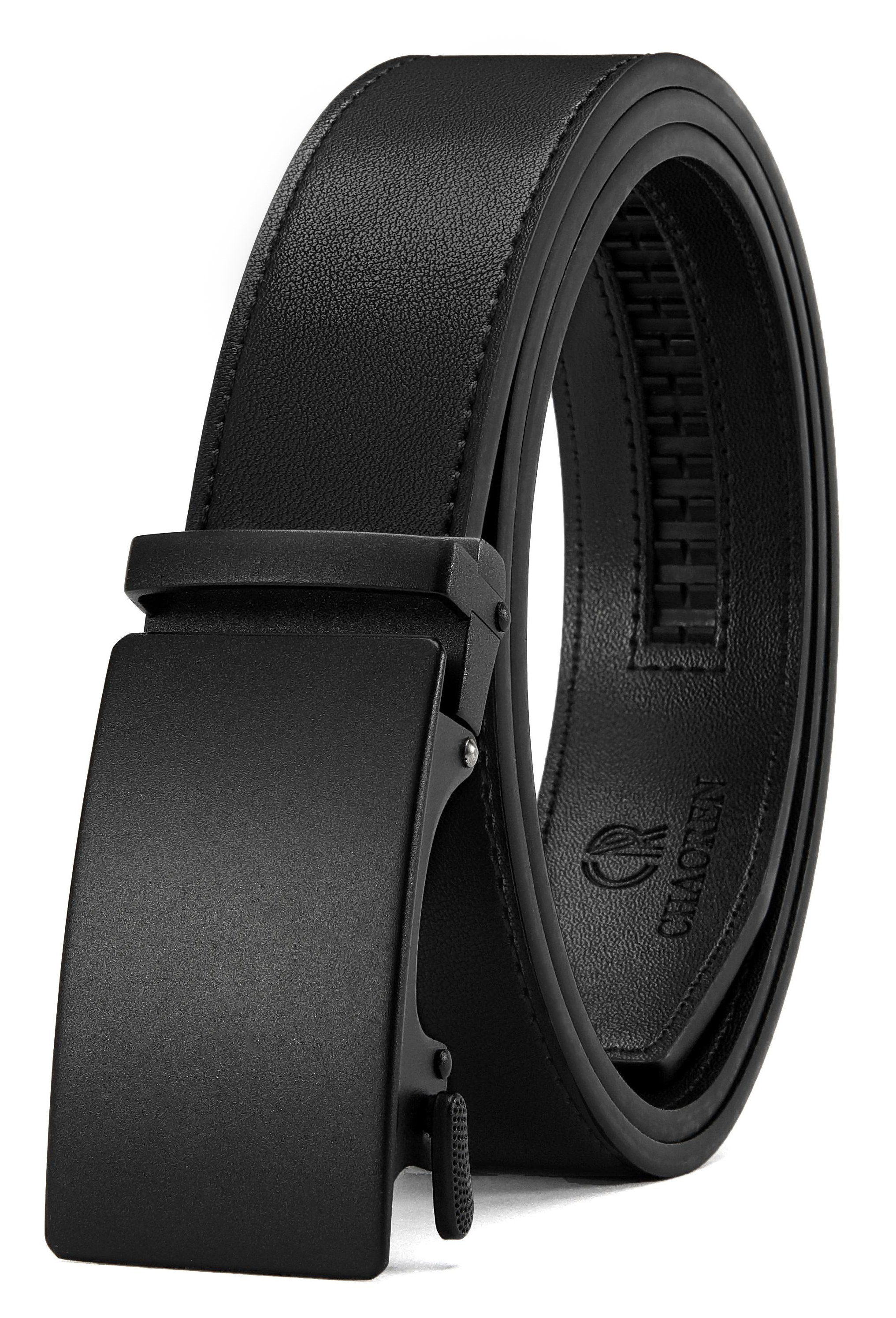 CHAOREN Mens Belt Leather Ratchet Belt - Customizable Fit, Effortless Style (35mm)