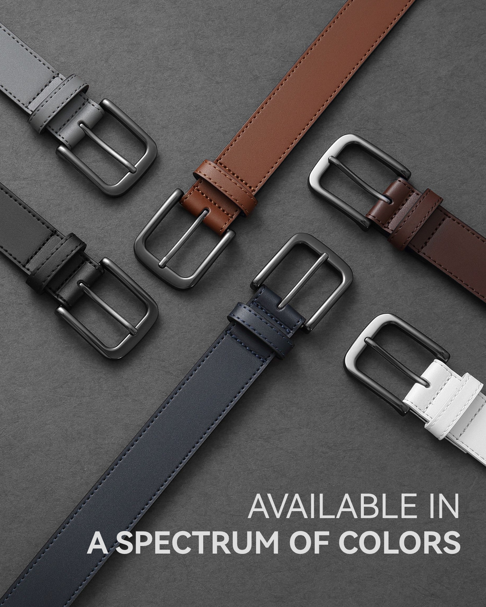 CHAOREN Mens Belts Leather - 35mm Genuine Leather Belt for Jeans - Men Gift for Casual Dress