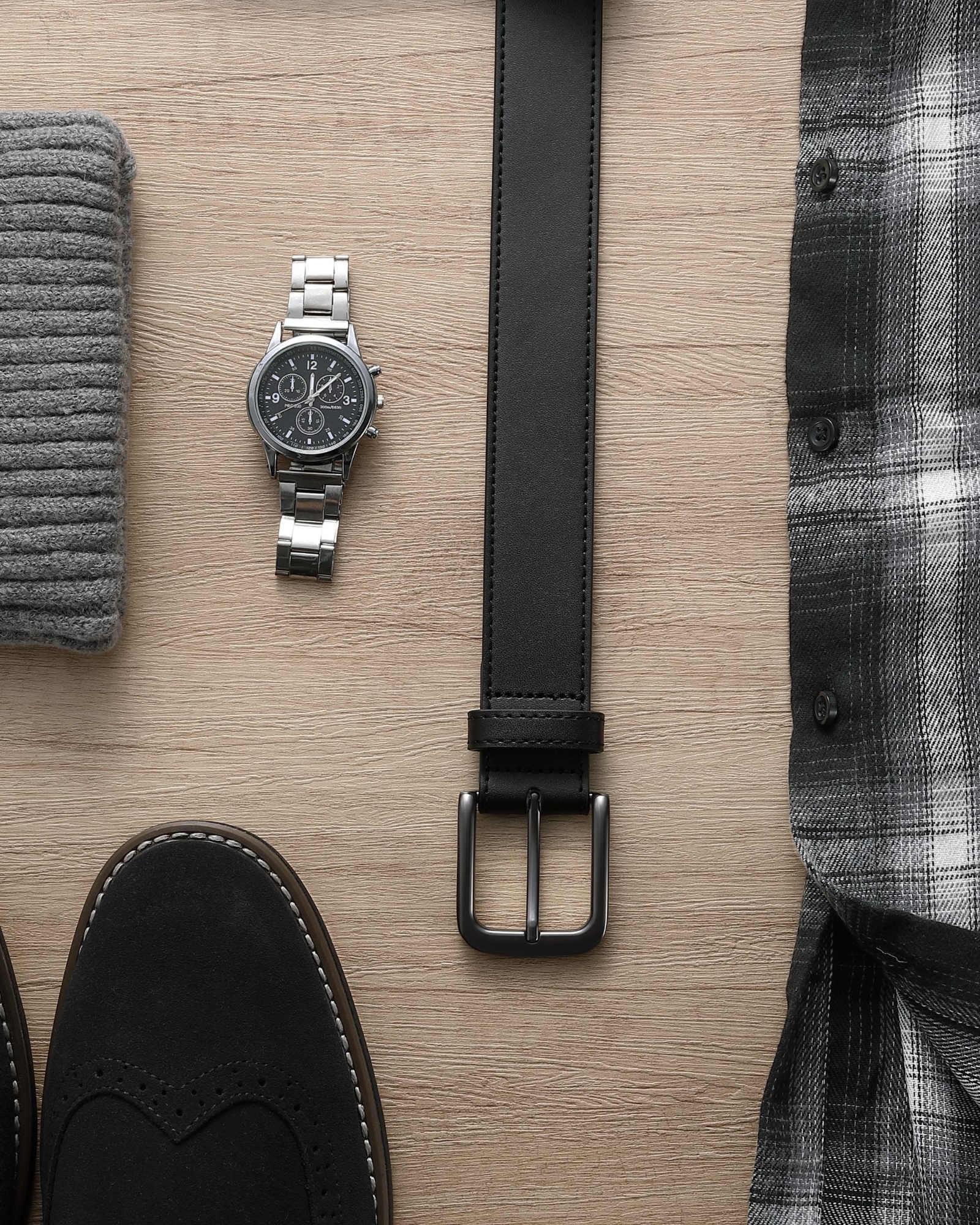 CHAOREN Mens Belts Leather - 35mm Genuine Leather Belt for Jeans - Men Gift for Casual Dress