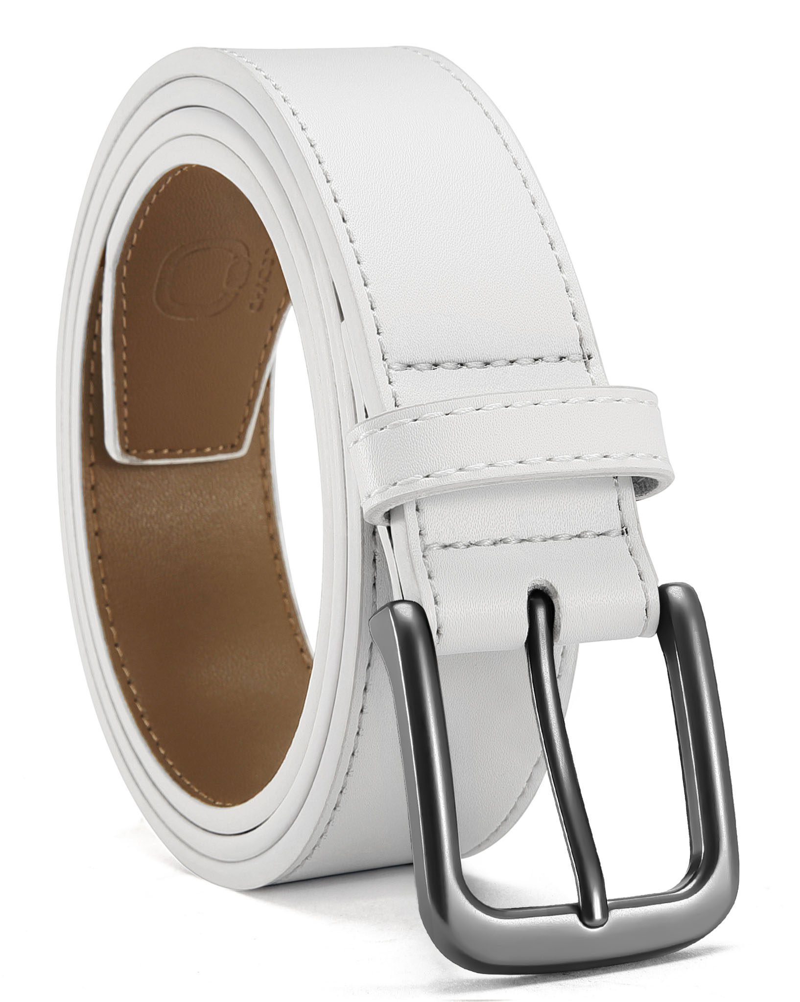 CHAOREN Mens Belts Leather - 35mm Genuine Leather Belt for Jeans - Men Gift for Casual Dress