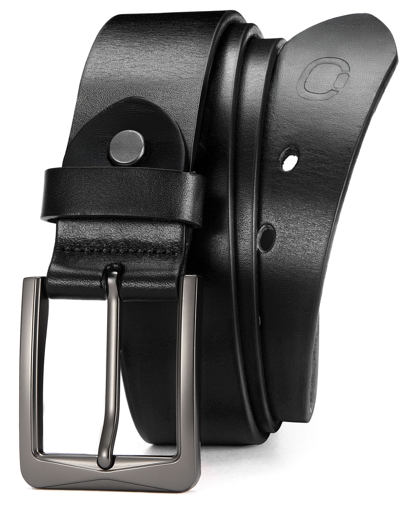 CHAOREN 1.5" Mens Belts Leather - Italian Full Grain Leather Belts - Ideal for Casul Jeans & Work Wear