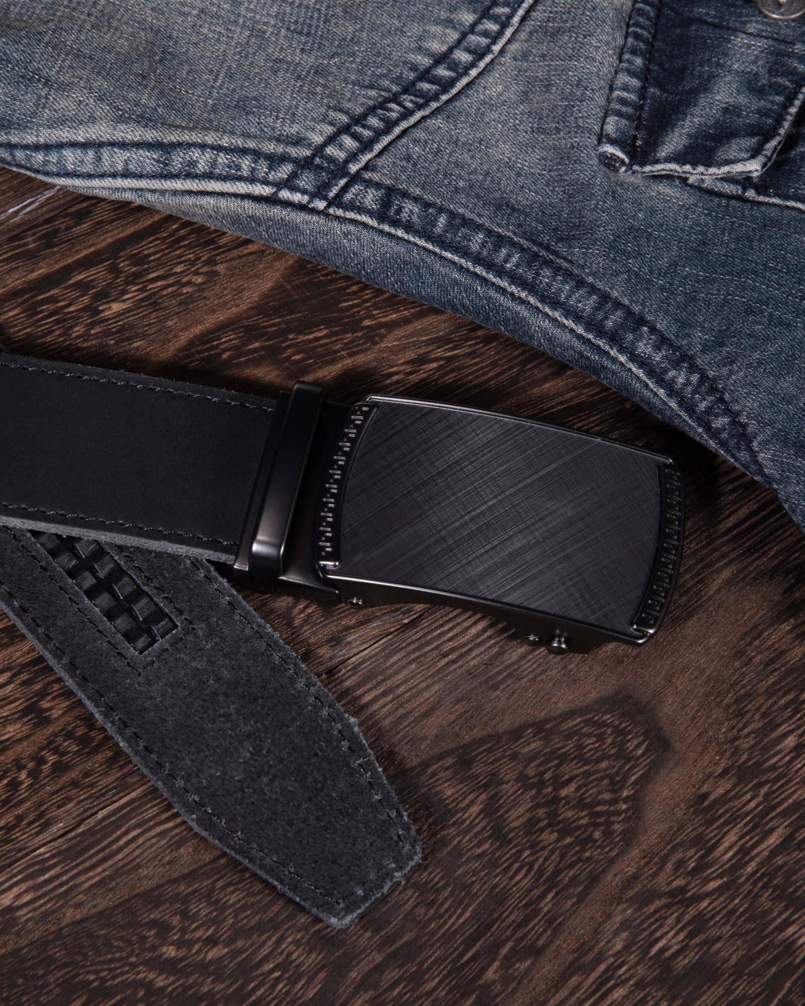 CHAOREN Mens Belt Leather Ratchet Belt - Customizable Fit, Effortless Style (35mm)