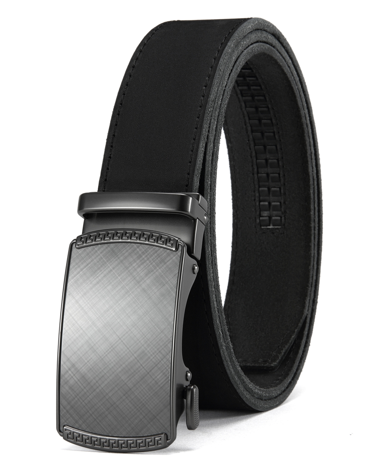 CHAOREN Mens Belt Leather Ratchet Belt - Customizable Fit, Effortless Style (35mm)