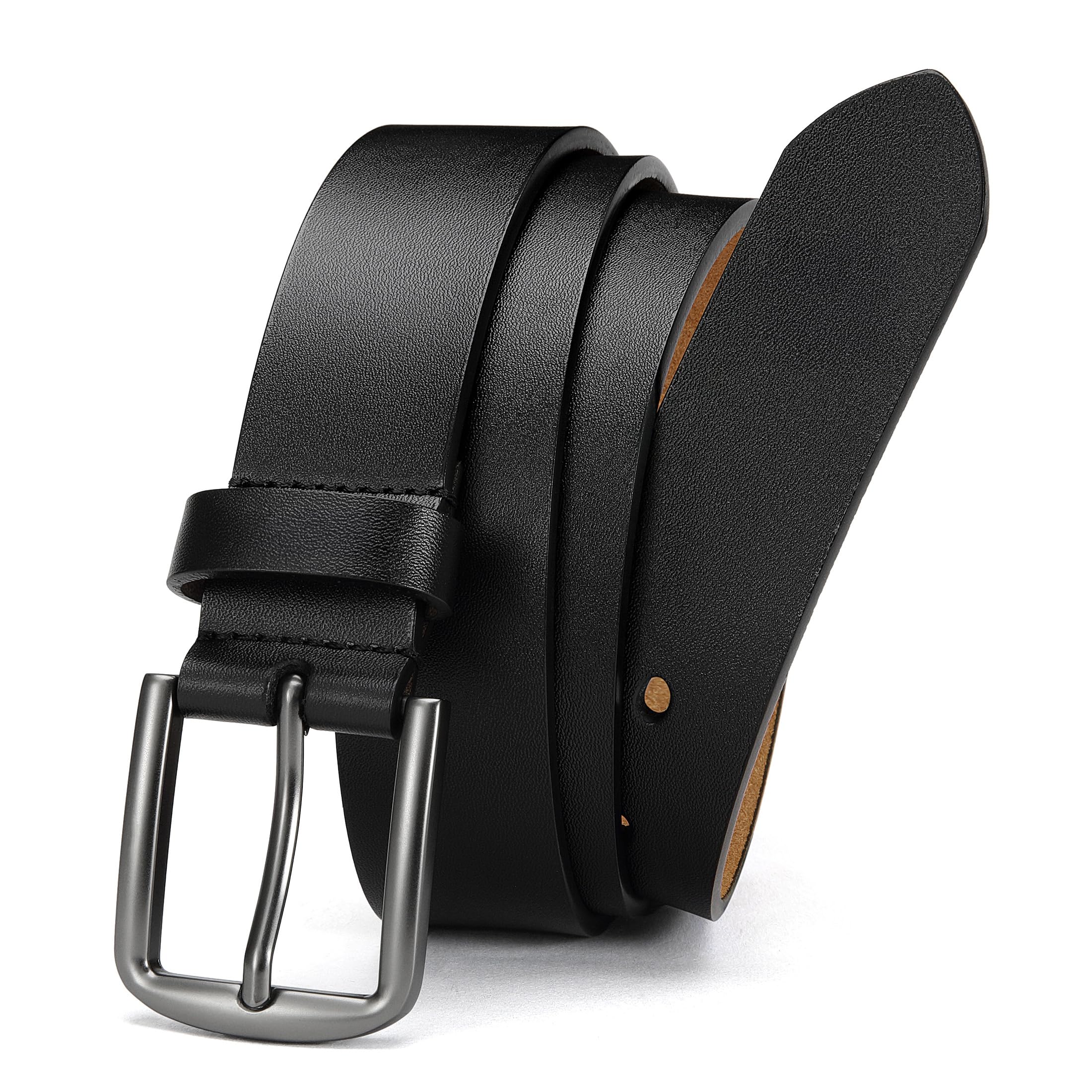 CHAOREN Leather Belt for Men - 35mm Men Belts for Jeans Casual and Dress - Mens Gift for Him