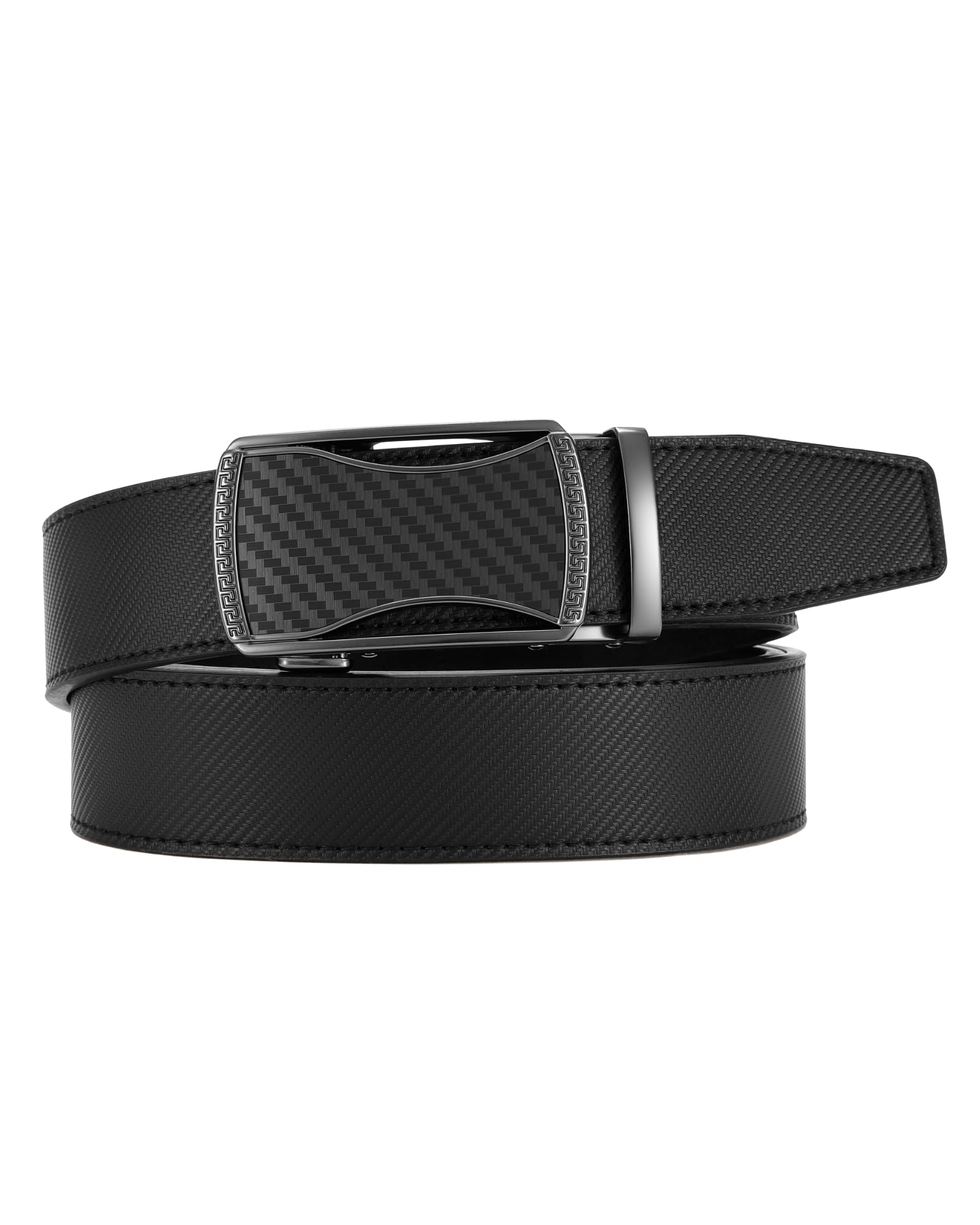 CHAOREN Leather Ratchet Belt Men 2 Pack - Customizable Fit, Effortless Style (35mm)