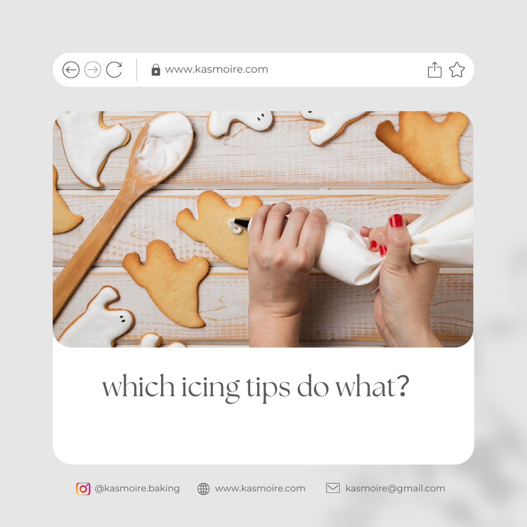 Which icing tips do what?-KASMOIRE